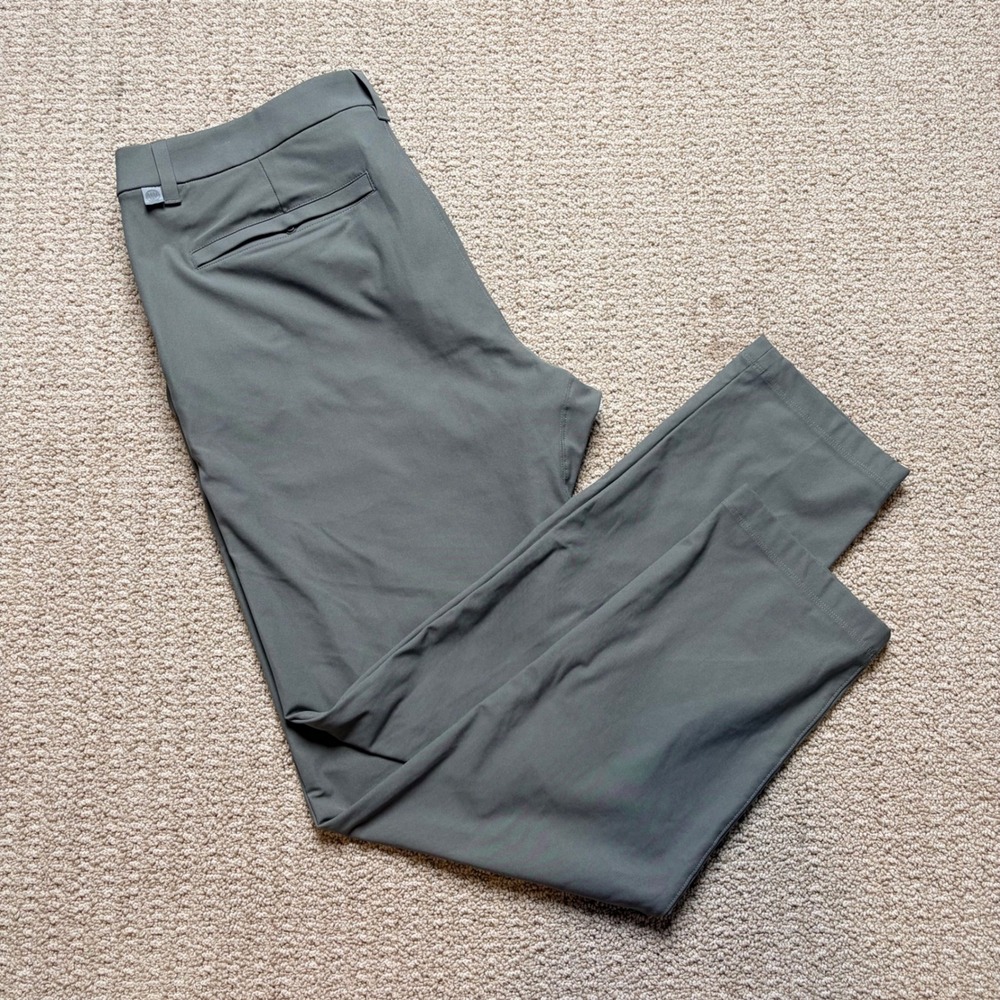 Lululemon Commission Slim-Fit Pant 36x32 Sage Grey Warpstreme